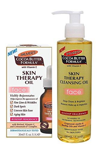 Palmers Cocoa Butter Formula Skin Therapy Oil 1 Ounce Plus Cleansing Oil - Face