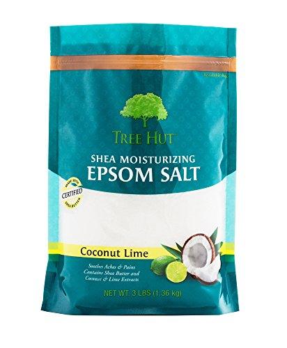 Tree Hut Shea Moisturizing Epsom Salt, Coconut Lime, 3 lb Bag