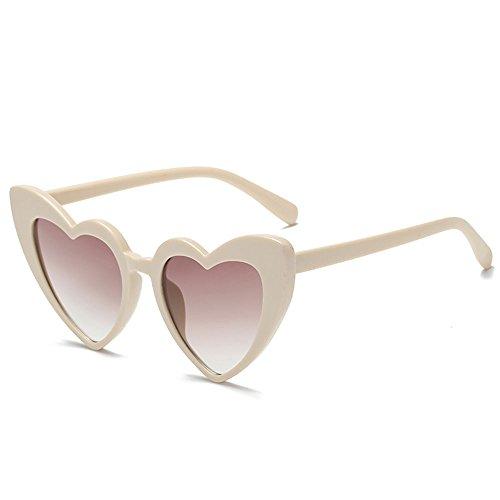 Fdrirect Sun Glasses Sunglasses Retro Heart Shape PC Eye Protector Anti UV