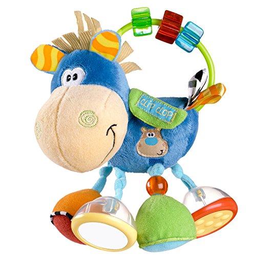 Playgro 0101145 - Mordedor, forma de vaca Clip Clop