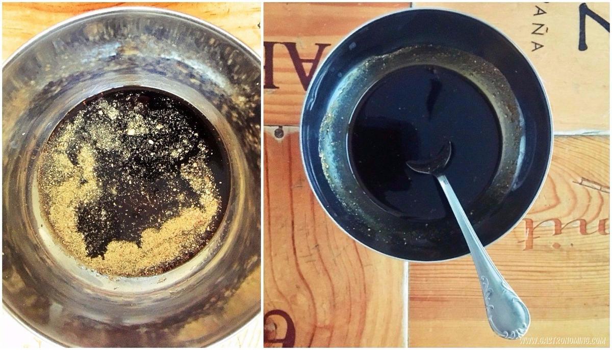 pack choi con ajo crujiente y salsa de ostras