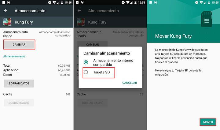 convertir tarjeta SD en memoria interna de Android sin root formatear micro SD como almacenamiento interno para mover apps y liberar espacio tutorial para fusionar la SD con la memoria interna