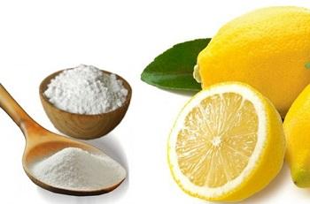 Limón y bicarbonato de sodio para el acne