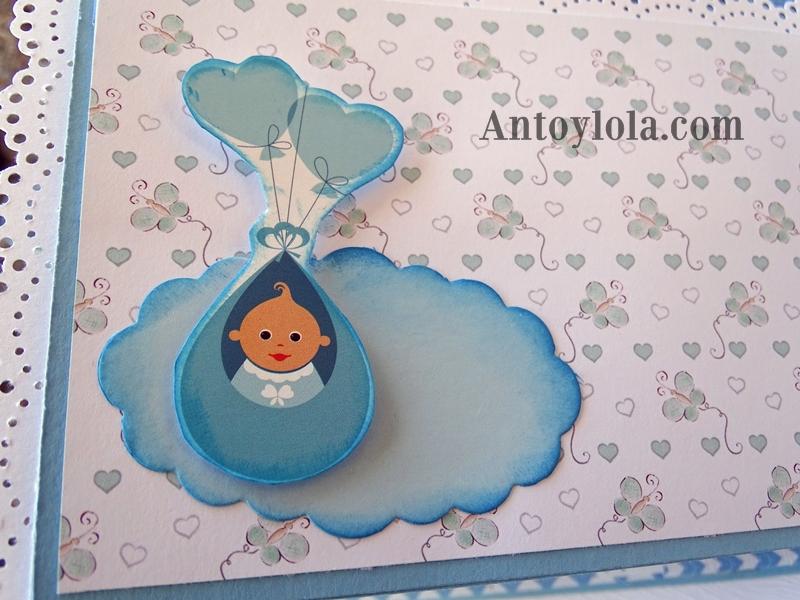 mini álbum de bebé en tonos azules23