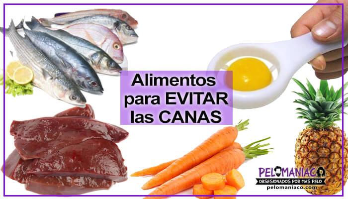 Alimentos para evitar las canas con melatonina y catalasa