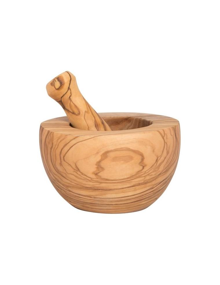 Mortero De Madera De Olivo