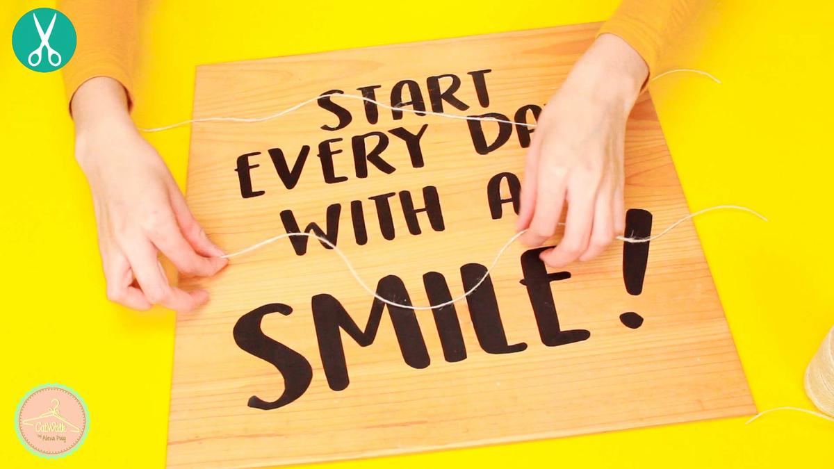 Cordones tipo tendedero para cuadro decorativo