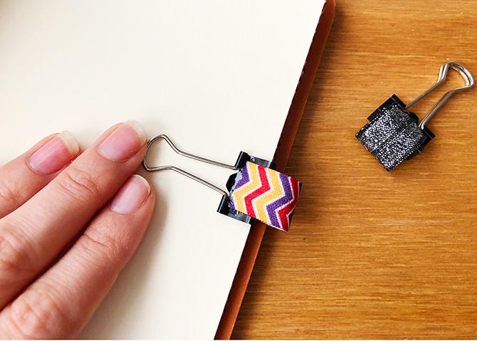 Clip sujeta bolis para tu cuaderno o bullet journal súper fácil de hacer