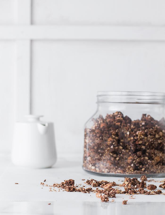 granola de chocolate casera