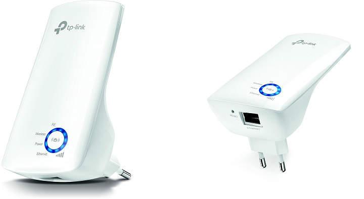 TP-Link N300 TL-WA850RE analisis review y opinión de este extensor WiFi para amplificar la señal inalámbrica y cobertura de tu router con un repetidor de 300Mbps y puerto Ethernet para enchufe especificaciones y precio