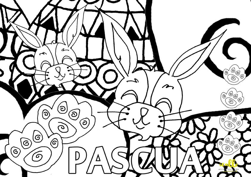 Descarga Dibujos para colorear especial Pascua