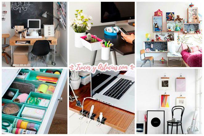 trucos para montar la oficina en casa: decoración, organización, distribución del mobiliario de oficina