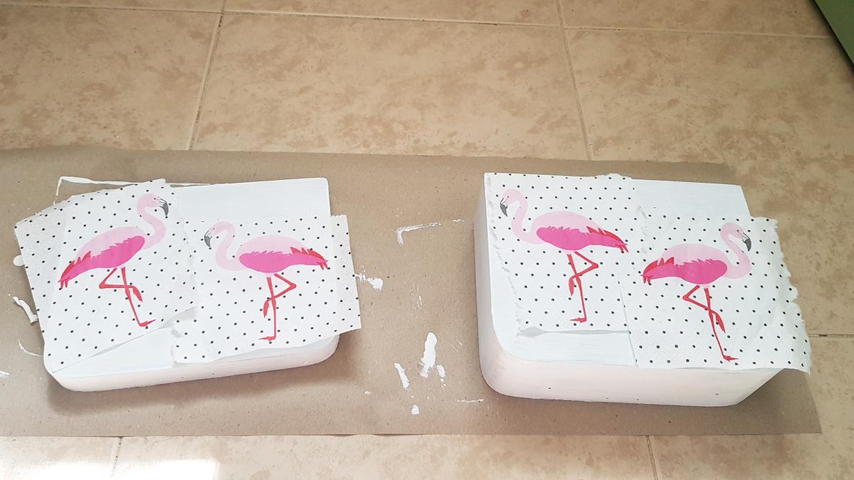 decorar madera con servilletas - decoupage presentamos donde queremos colocarlas