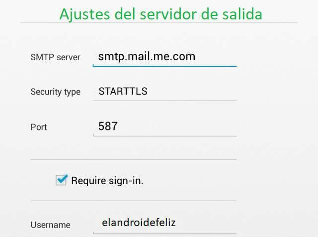 Configurar cuenta de iCloud en Android Exportar email de iCloud de iPhone a Android sincronizando los correos mediante SMTP e IMAP, contactos y calendario