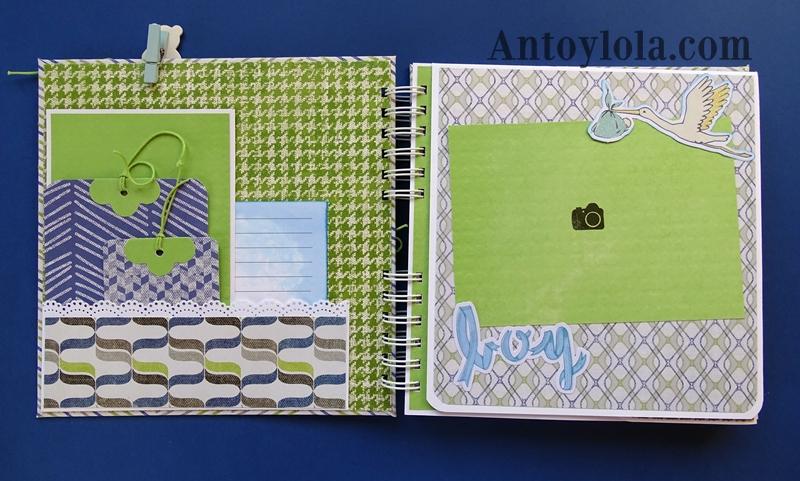 album de bebe para Marco encuadernado en espiral2