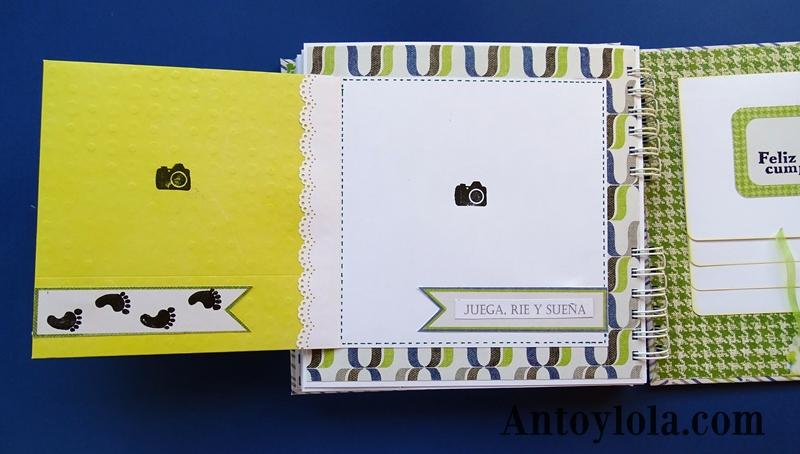 album de bebe para Marco encuadernado en espiral12