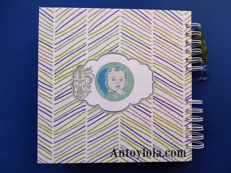 album de bebe para Marco encuadernado en espiral13