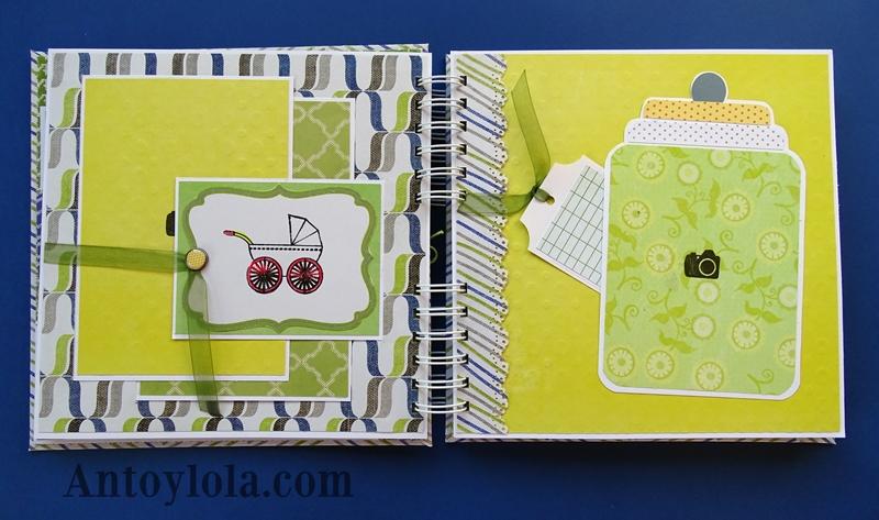 album de bebe para Marco encuadernado en espiral4