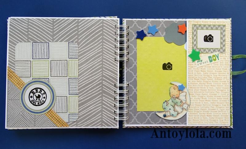 album de bebe para Marco encuadernado en espiral8