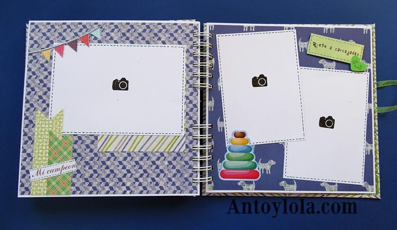 album de bebe para Marco encuadernado en espiral10