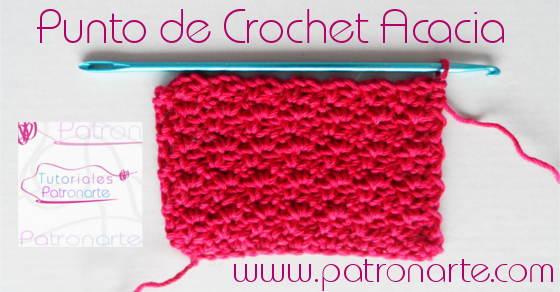 Punto Acacia de Crochet