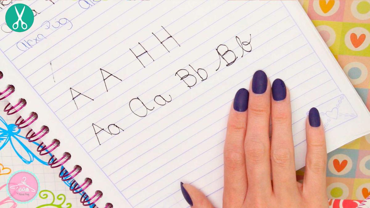 Mejora tu letra cursiva