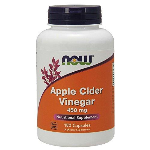 NOW Apple Cider Vinegar 450 mg,180 Capsules