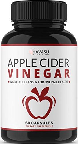 Extra Strength Apple Cider Vinegar Pills  All Natural Weight Loss, Detox, Digestion & Circulation Support & Cayenne  Powerful 500mg Cleanser, Premium-Non-GMO Cider Capsules