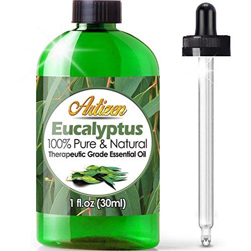 Artizen Eucalyptus Essential Oil (100% PURE & NATURAL - UNDILUTED) Therapeutic Grade - Huge 1oz Bottle - Perfect for Aromatherapy, Relaxation, Skin Therapy & More!