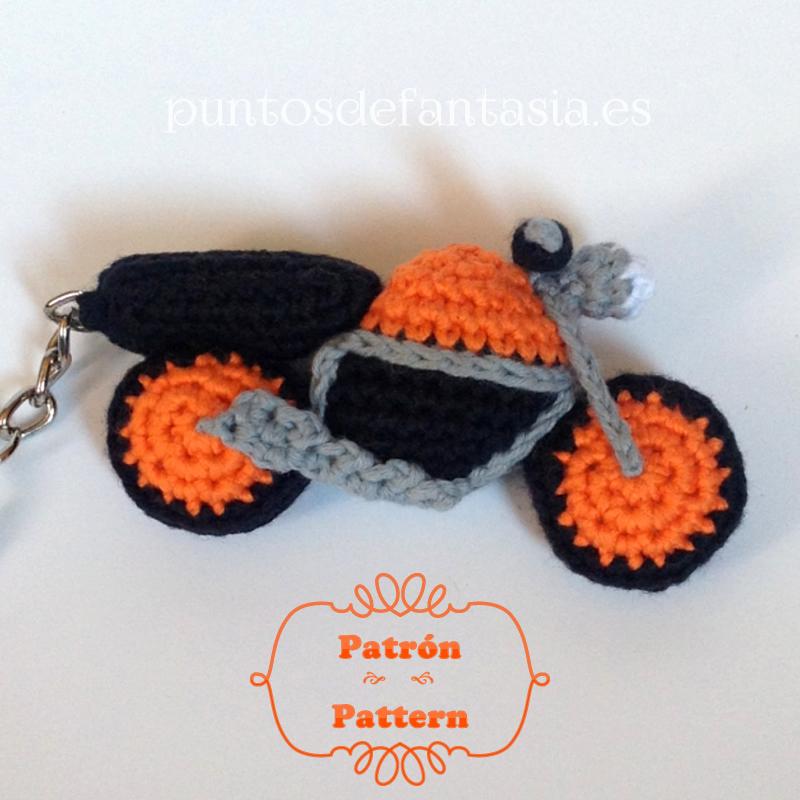 patron amigurumi moto naked