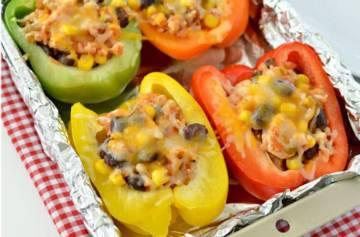 comidas ricas en proteinas para aumentar masa muscular_pimientos rellenos