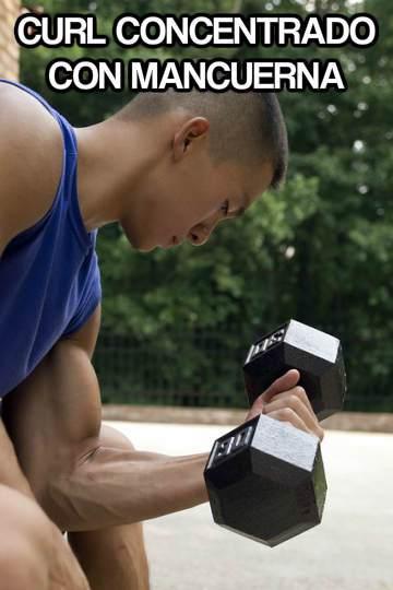 Curl Concentrado con Mancuerna