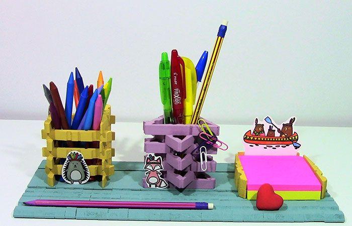 regalos-dia-de-la-madre,-organizador-de-mesa-de-pinzas-de-madera