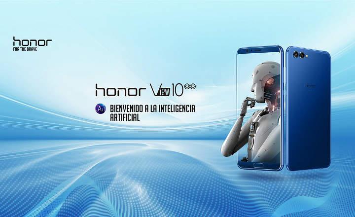 Honor View 10 analisis review en español de este móvil con 6GB de RAM Inteligencia artificial Kirin 970 128GB de espacio interno doble cámara trasera de 16MP+20MP y batería de 3750mAh espacificaciones precio y opinión