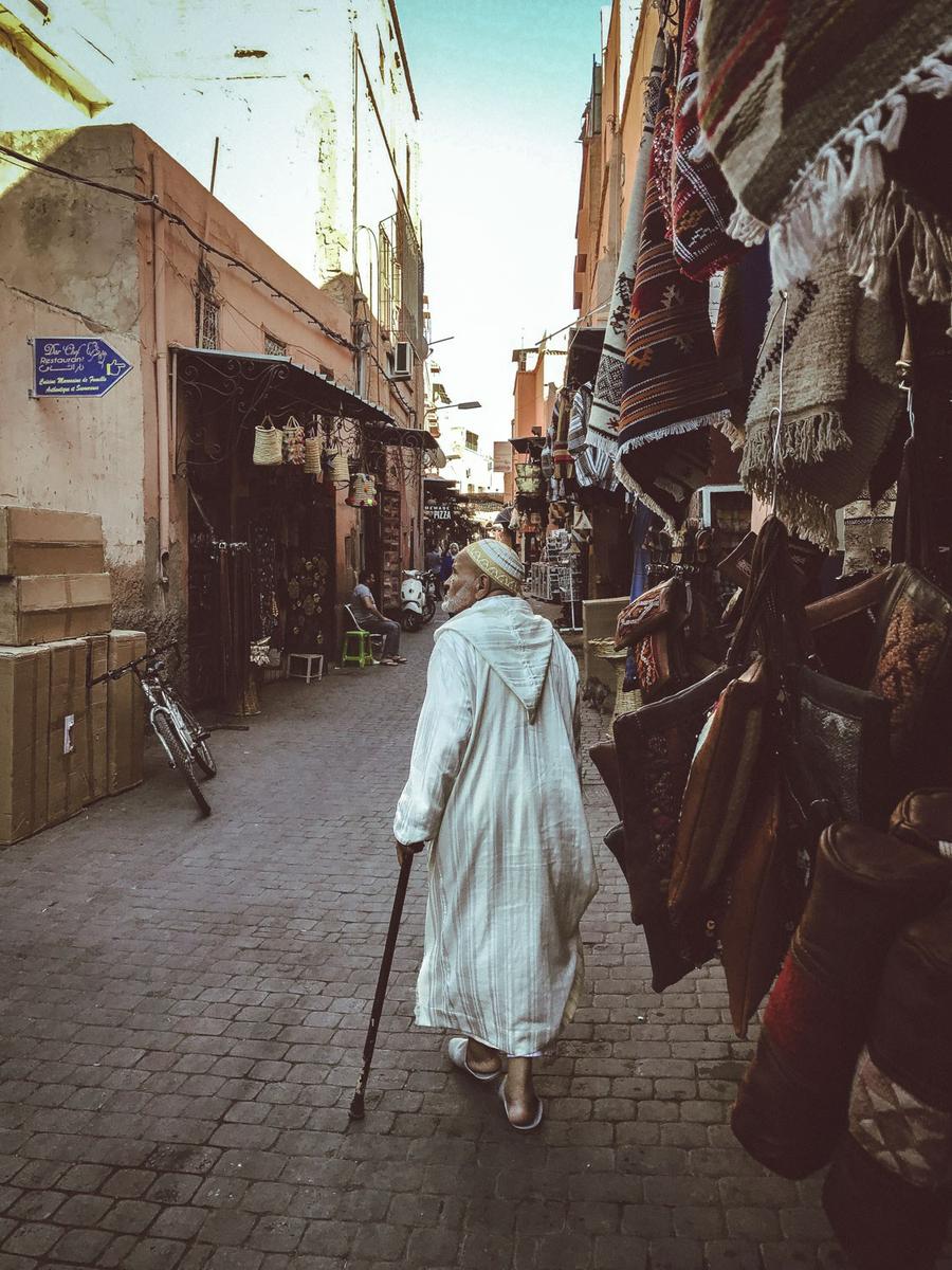 Calles de la Medina en Marrakech