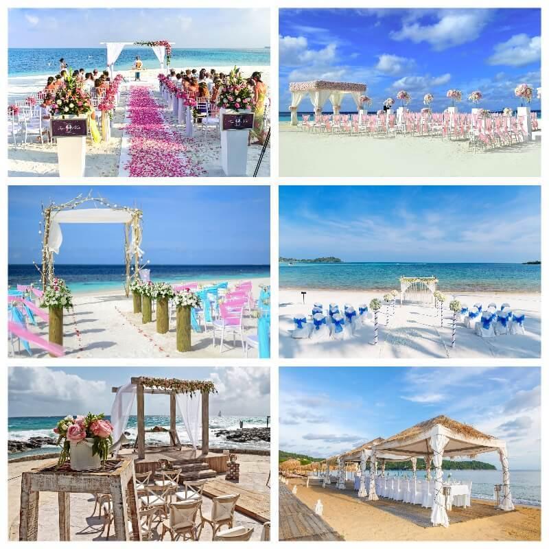 ceremonia de boda con inspiración marinera