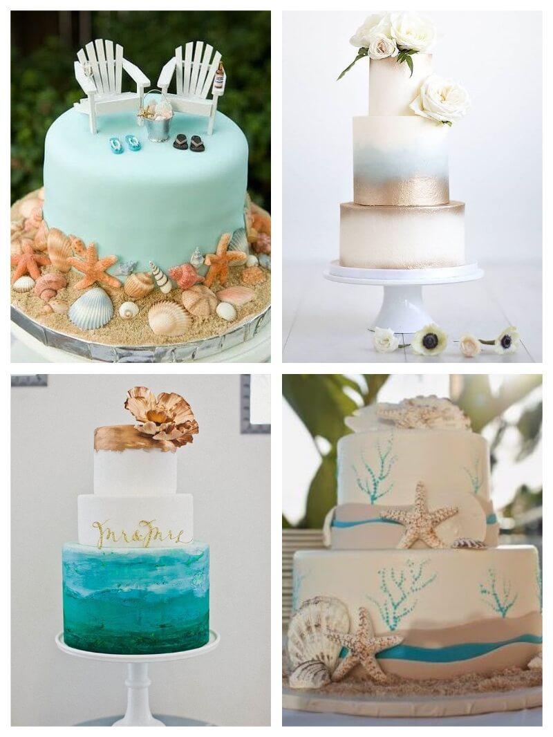 tartas para bodas de inspiración marinera