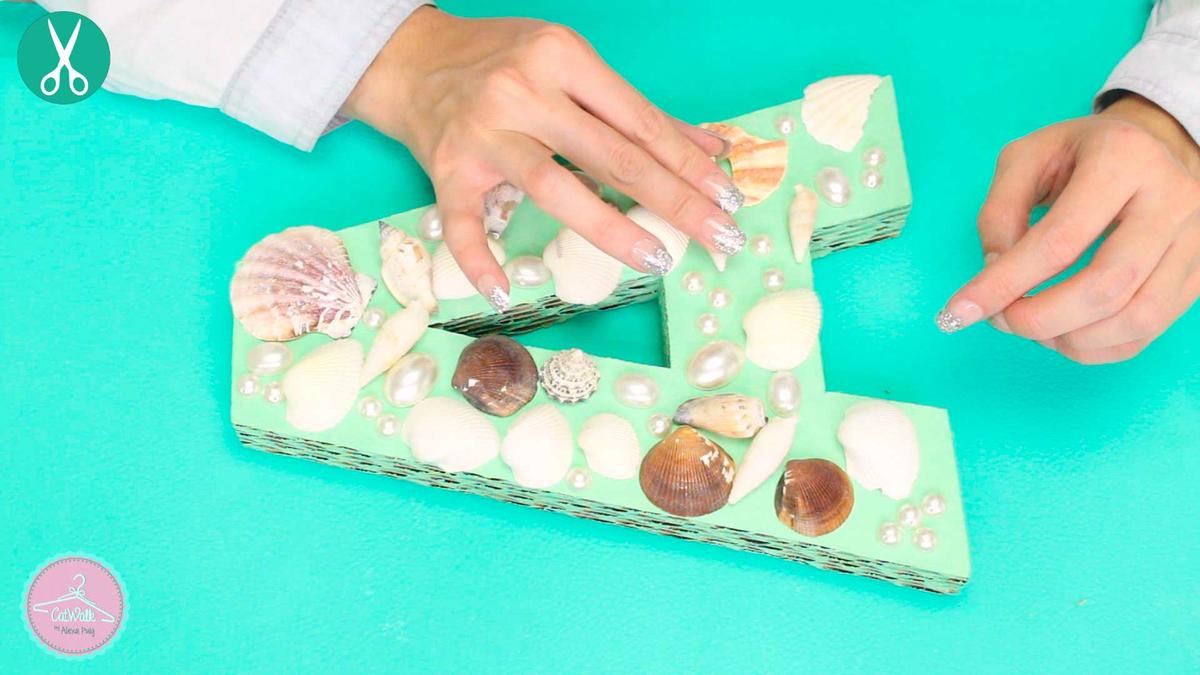 Decoración natural con conchas de mar