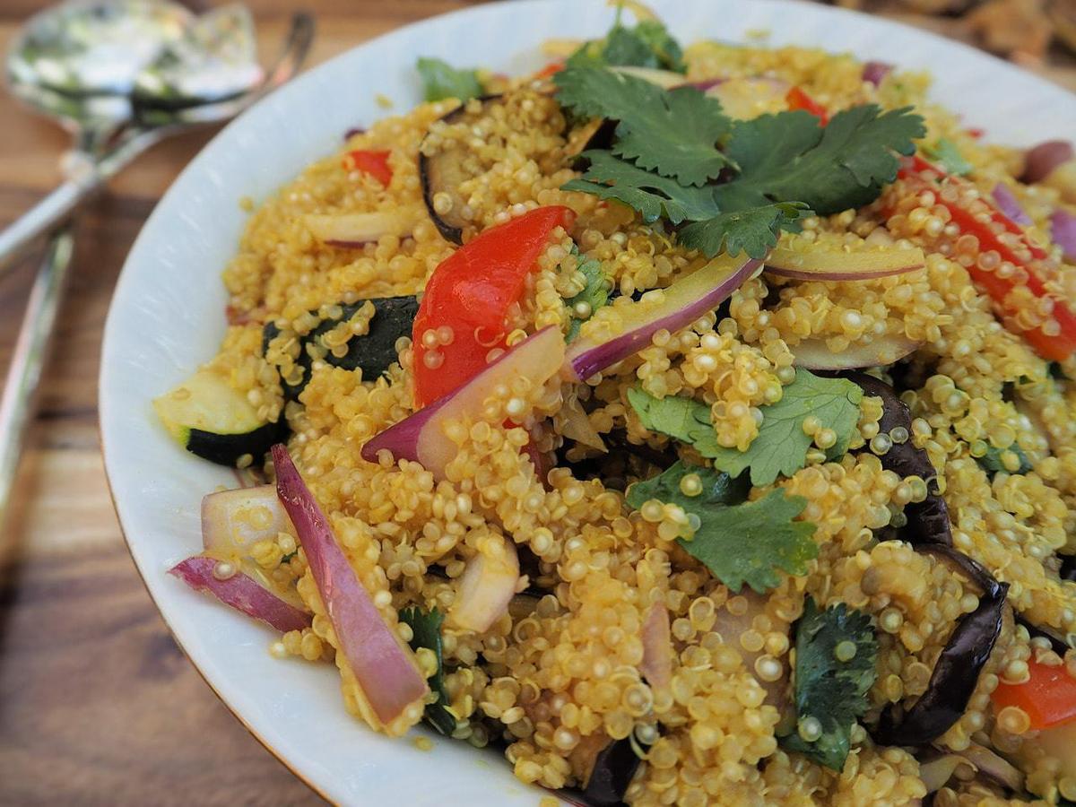 quinoa con verduras