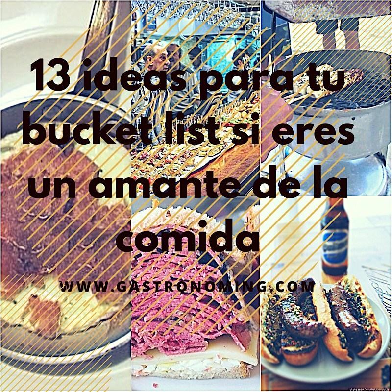 13 ideas para tu bucket list