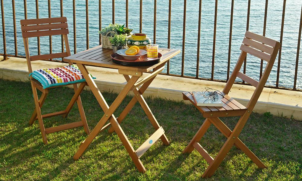 Mesas y sillas para jardín o terraza CAPRI Conforama