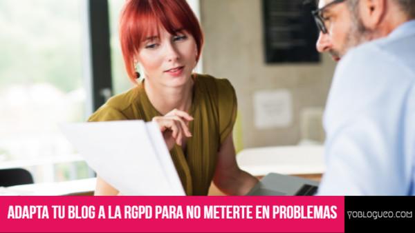Adapta tu blog a la RGPD para dummies