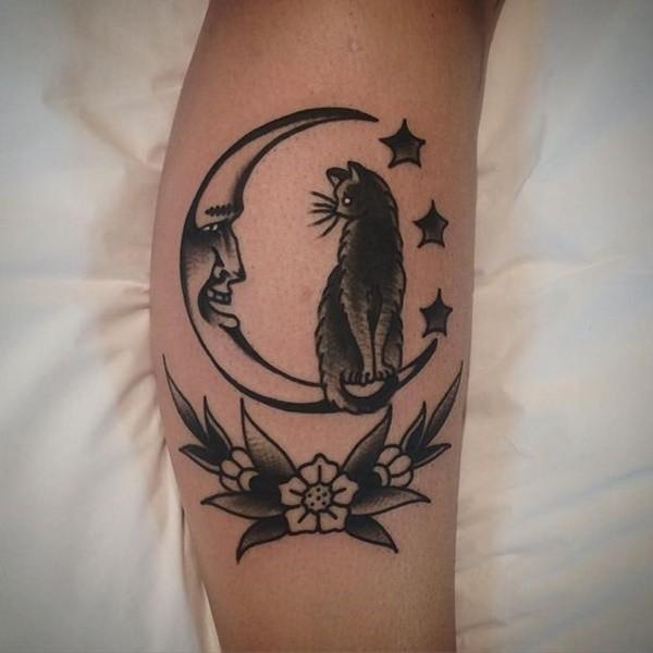 Tatuajes, Tatuadores y amantes de los tatuajes Tatuajes de lunas y flores Símbolos