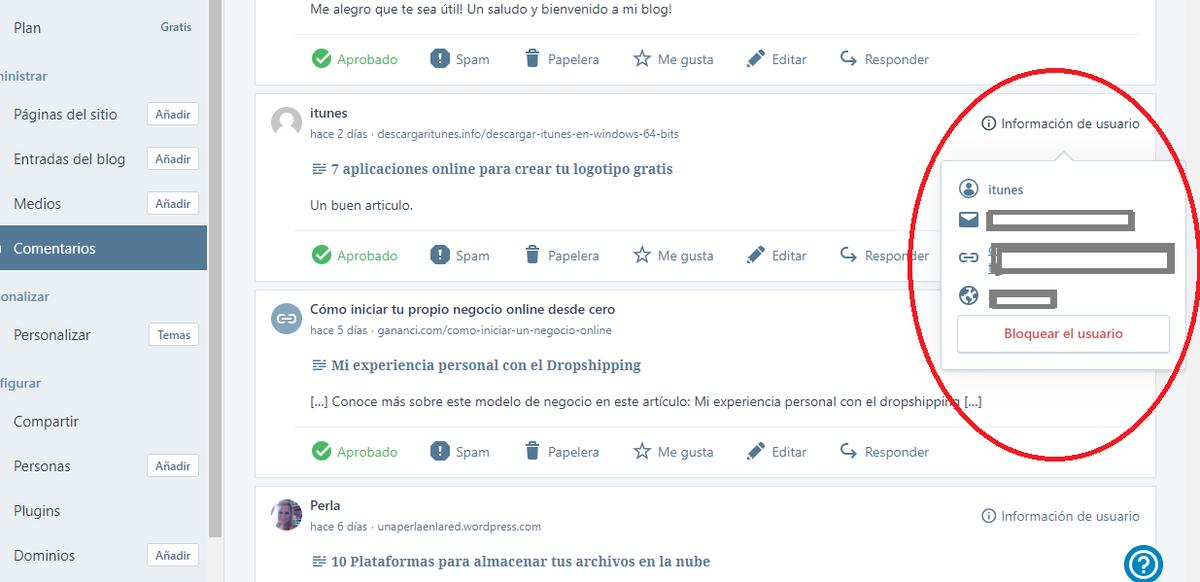 registro usuario en comentarios WordPress