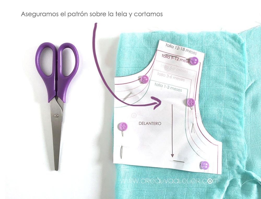 Como hacer un vestido de muselina de bebé DIY - Tutorial y patrón Gratis