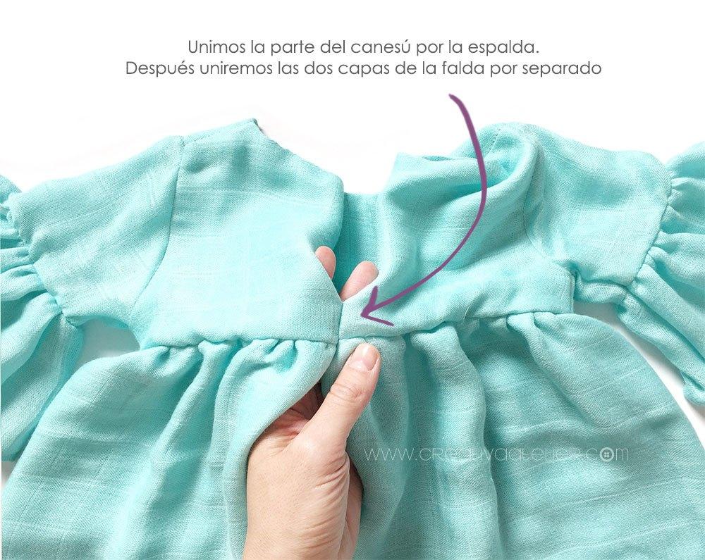 Como hacer un vestido de muselina de bebé DIY - Tutorial y patrón Gratis