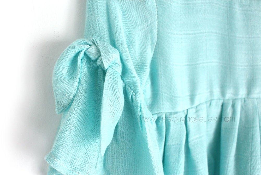 Como hacer un vestido de muselina de bebé DIY - Tutorial y patrón Gratis