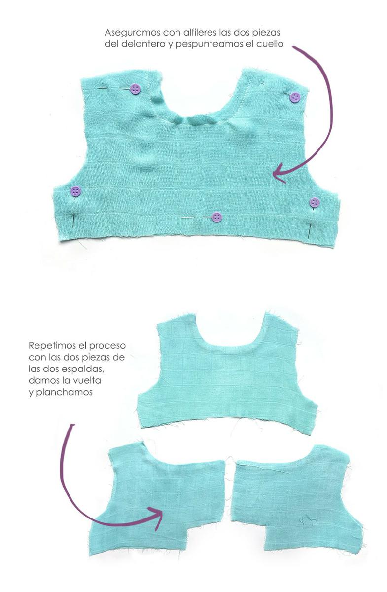 Como hacer un vestido de muselina de bebé DIY - Tutorial y patrón Gratis