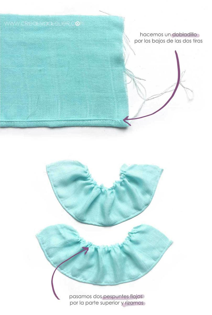 Como hacer un vestido de muselina de bebé DIY - Tutorial y patrón Gratis