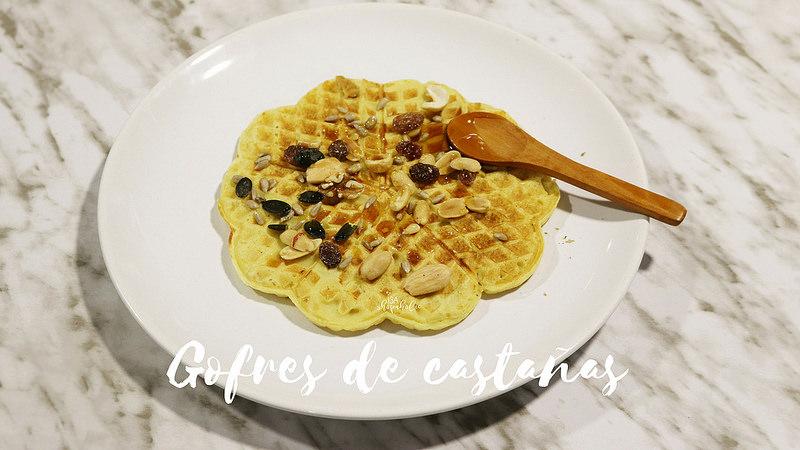 Gofres de castañas